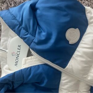 Moncler Two-Tone Blue and White Jacket